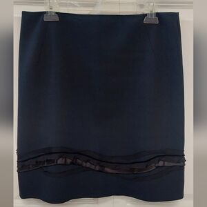 TAHARI Women's Skirt Dark Blue Size 10